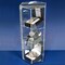 Large Revolving Rotating Showcase Display Locking Acrylic Case